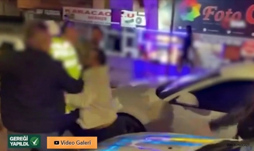 Alkollü Sürücü Ve Yanındakiler Polise Saldırdı: 3 Kişi Tutuklandı