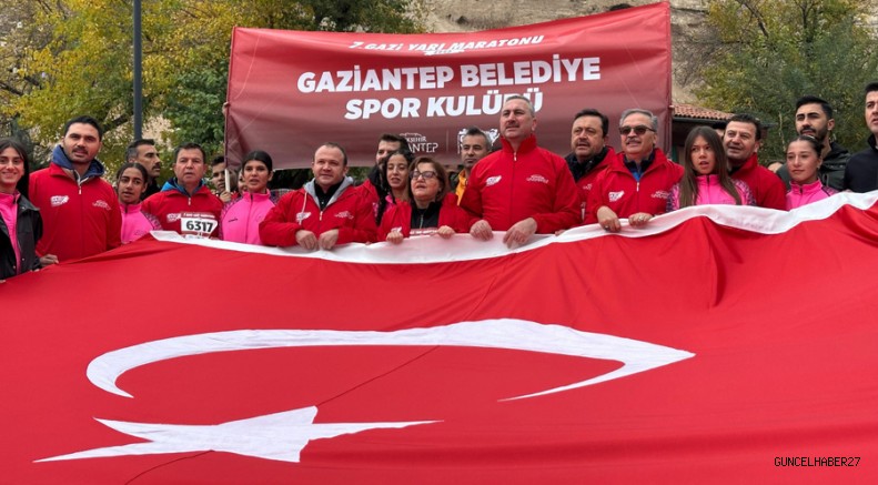 Gaziantep 7.inci Gazi Maratonu 1498 sporcuyla koşuldu
