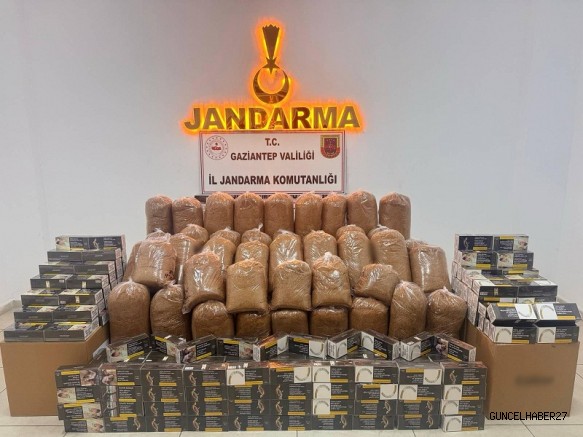 Gaziantep'te Jandarmadan Kaçakçılık ve Uyuşturucuya Darbe