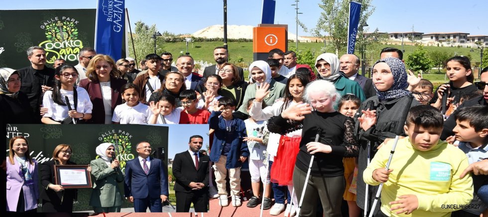 Gaziantep’te Galle Park’a Aile Dostu Park Unvanı