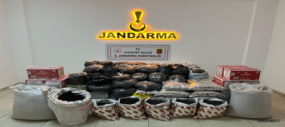 Gaziantep'te Jandarmadan Kaçakçılık ve Uyuşturucuya Darbe