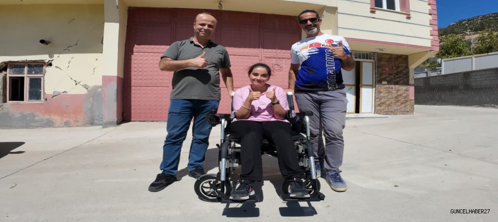 Nisanur’un akülü araç hayali gerçek oldu