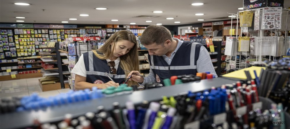 Ticaret Bakanlığından Kırtasiye ve Okul Ürünlerine Denetim