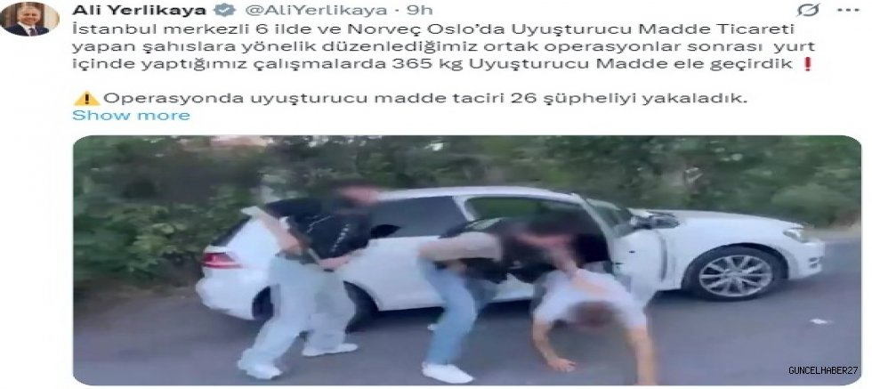 Türkiye’de 6 il ile Norveç'teki uyuşturucu operasyonlarında 26 şüpheli yakalandı 