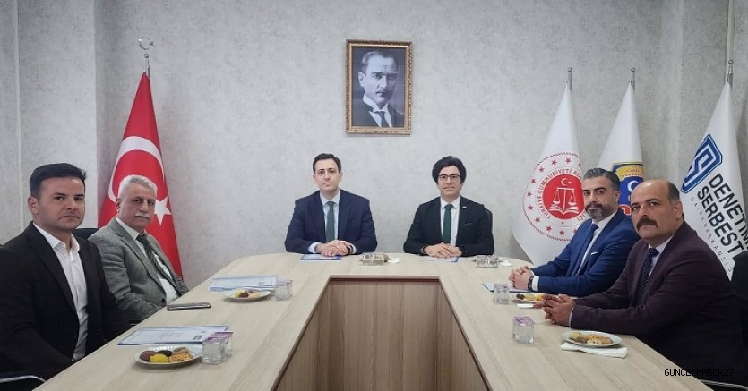 Prof. Dr. Şen, İslahiye Cumhuriyet Başsavcısı Şahin’i Ziyaret Etti