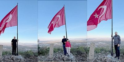 1100 rakıma tırmanıp Türk bayrağını dalgalandırdılar