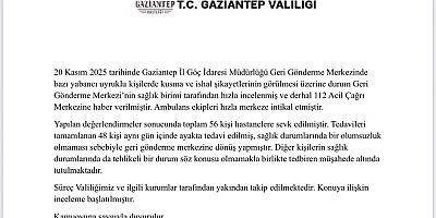 56 Kişinin Hastaneye Sevki Konusunda Valilik Açıklama Yaptı