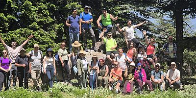 Dağcılar,  Amanoslarda  doğa yürüyüşü yaptılar