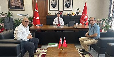 DHA ve AA İslâhiye Muhabirlerinden Hassa Kaymakamı’na Ziyaret