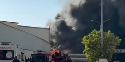 Gaziantep'te geri dönüşüm fabrikasında yangın