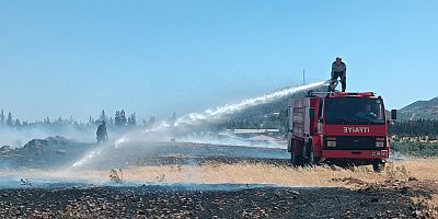 Gaziantep’te 150 dönüm anız küle döndü