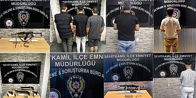 Gaziantep'te Asayiş Berkemal! Suçlular Suçüstü Yakalandı!