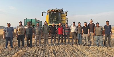 Gaziantep’te buğday hasadı sürüyor