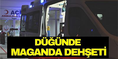 Gaziantep’te düğünde maganda dehşeti