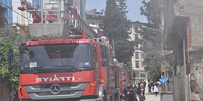 Gaziantep'te evde çıkan yangın korkuttu
