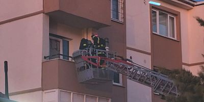 Gaziantep'te evde çıkan yangın korkuttu!