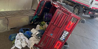 Gaziantep’te motosiklet devrildi:4 yaralı