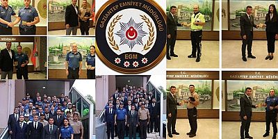 Gaziantep'te Suçla Mücadelede Başarılı Polislere Ödül