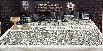 Gaziantep’te tarihi eser kaçakçılarına operasyon