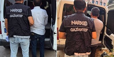 Gaziantep’te Uyuşturucu Ticareti Suçundan Aranan 2 Hükümlü Yakalandı