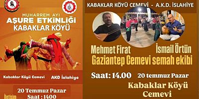 Geleneksel Aşure Etkinliğine Davet