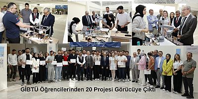 GİBTÜ’ de 20 Proje Görücüye Çıktı 