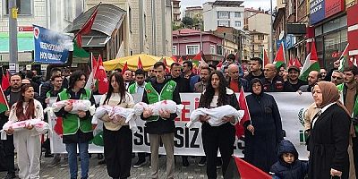 Giresun, Gazze için tek yürek oldu!