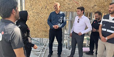 Hassa’da köy evlerinde çalışmalar sürüyor