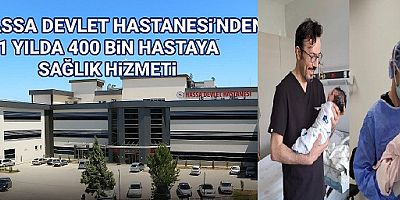 Hassa Devlet Hastanesinden 1 Yılda 400 Bin Hastaya Sağlık Hizmeti
