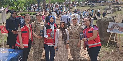Jandarma Yesemek Açık Hava Müzesinde KADES’i anlattı