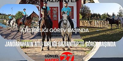 Jandarmanın Atlı Birliği Gaziantep'te Görev Başında