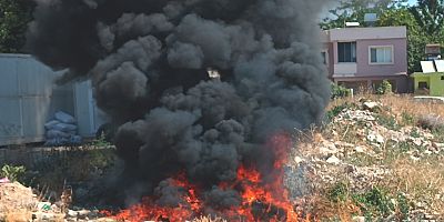 Korkutan yangın: Kara dumanlar yükseldi