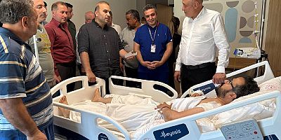 Meriç, Yılmaz’a, Hastane'de Geçmş Olsun dedi