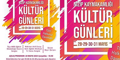 Nizip Kaymakamlığı’ndan Kültür Günleri