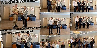 Nurdağı Kaymakamlığında Tayin Olan Personele Veda Programı