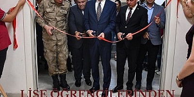 Öğrencilerden resim sergisi
