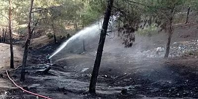 Oğuzeli’nde Örtü Yangını 
