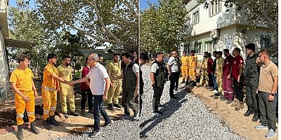 Orman Bölge Müdürü Karartı’dan “Ateş Savaşçıları”na Ziyaret