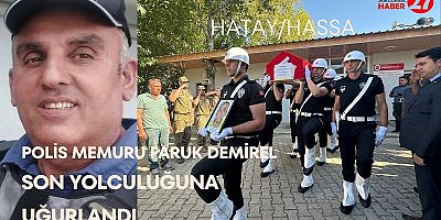 Polis Memuru Demirel, Son Yolculuğuna Uğurlandı