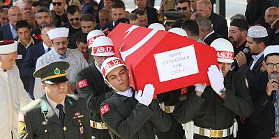Şehit Piyade Er Eyüp Güner, son yolculuğuna uğurlandı