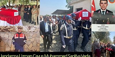Jandarma Uzman Çavuş Muhammed Şanlı’ya Veda