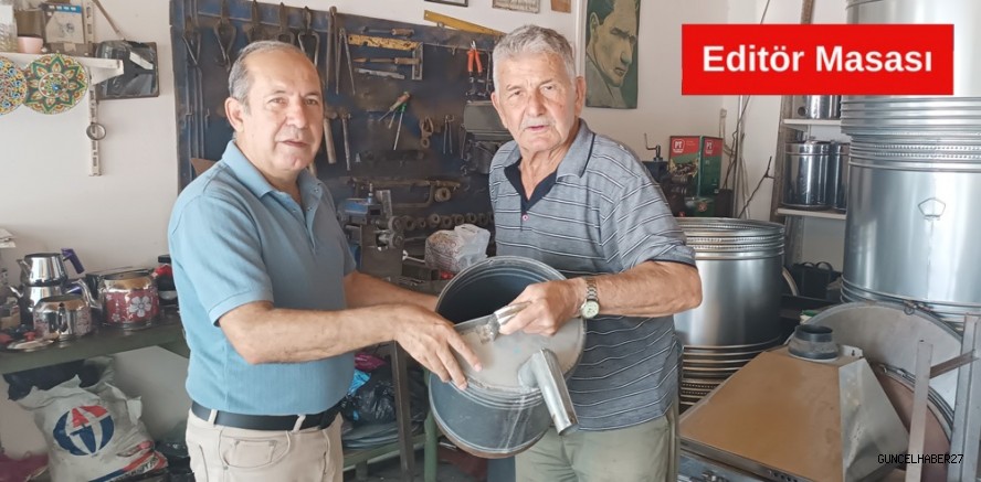 Tenekeye 60 yıldır şekil veriyor