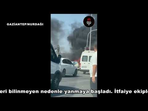 İnşaat alanında çıkan yangın söndürüldü