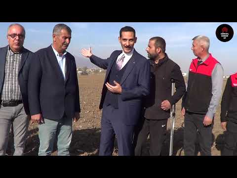 Kaymakam Soylu, buğday ekimine katılarak sezonu başlattı