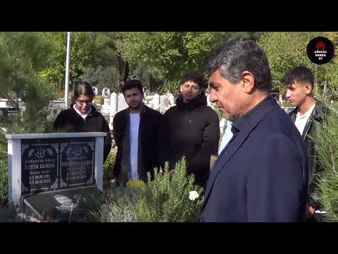 Öğretmen Fatih Elmas, 24 Kasım Öğretmenler Gününde kabri başında anıldı