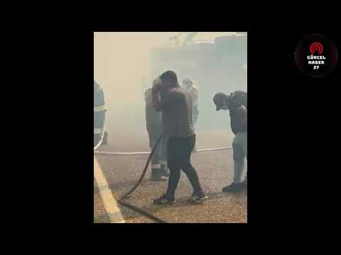 Gaziantep’te orman yangını