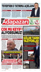 ADAPAZARI AKŞAM HABERLERİ