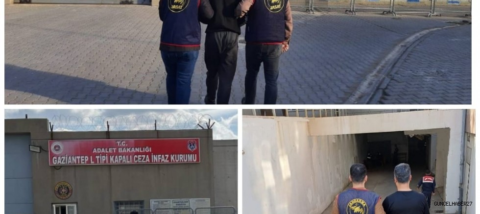 Kesinleşmiş hapis cezası olan firari 3 şahıs yakalandı