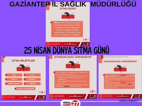 25 Nisan Dünya Sıtma Günü