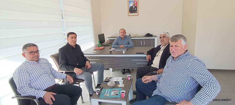 Belediye meclis üyelerinden guncelhaber27.com ziyaret